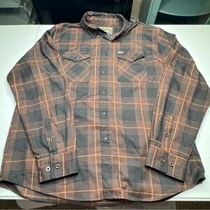 Dixxon Flannel The Hank men’s XL Long sleeve brown